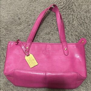 Lauren Ralph Lauren Fuchsia Shoulder Bag
